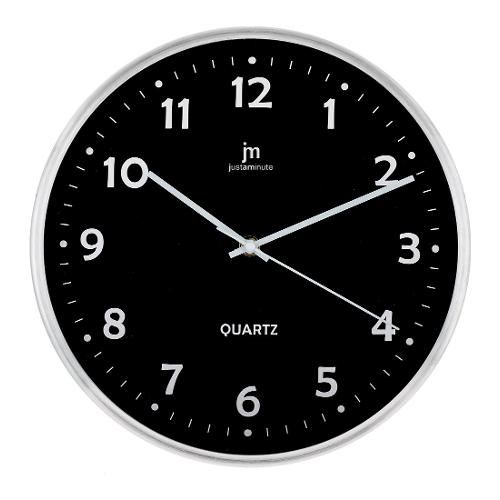 Lowell Orologio da parete (30cm) JUSTAMINUTE Nero 14968N