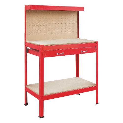 Oreca Banco lavoro con cassetto Antracite (90,5x48x140 cm) 0082005 00