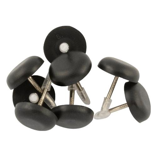 Oreca Scivoli plastica con chiodo (1,9 cm) Nero 0825657 NE