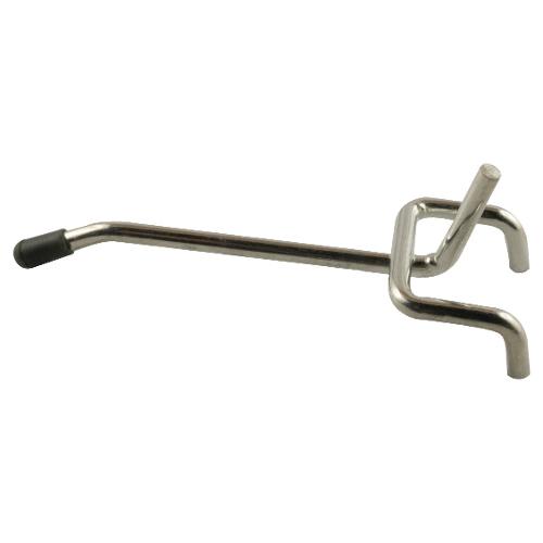 Oreca Set ganci pannello attrezzi corto dritto Cromo (0,35x5 cm) 0072555