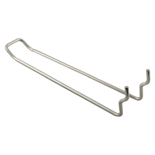 Oreca Set ganci pannello attrezzi lungo dirtto Cromo (0,35x16 cm) 0072548