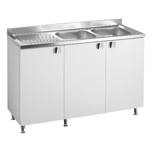 Negrari EMMA PLUS Sx Base cucina Bianco frassinato (120cm)