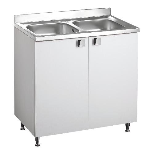 Negrari EMMA PLUS Base cucina Bianco frassinato (80cm)