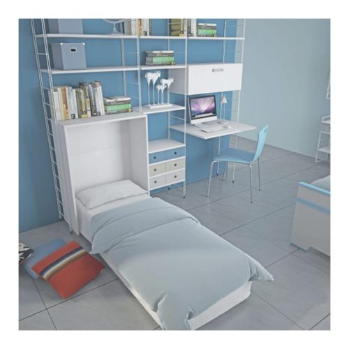 Maconi NIGHT N DAY Letto una piazza Bianco liscio