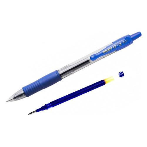 Pilot Penna sfera roller scatto con ricarica G-2 tratto Medio - 0,7 mm Blu gel 3800275