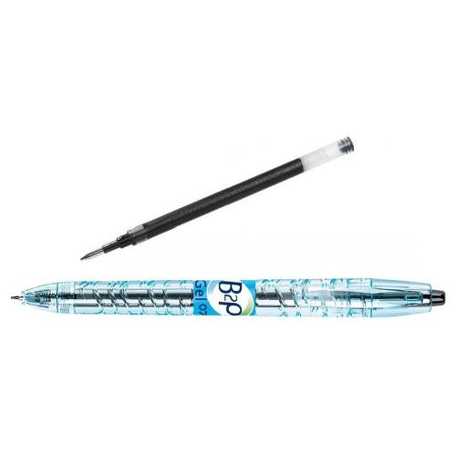Pilot Penna sfera rolller scatto con ricambio Begreen B2P tratto Medio - 0,7 mm Nero gel 3800283