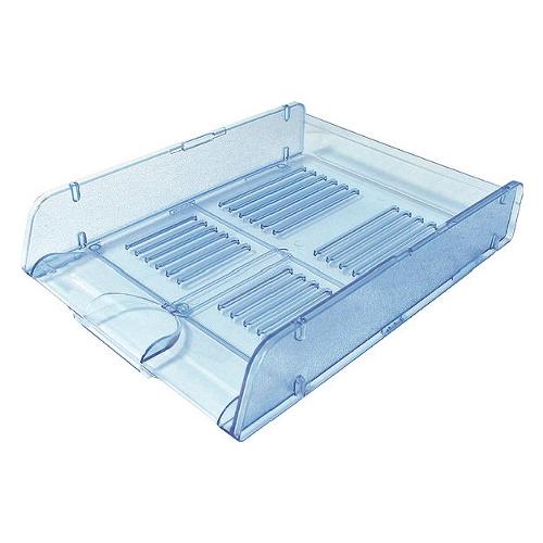 Arda Porta corrispondenza Vassoio Azzurro trasparente TR25310BL