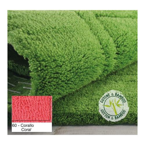 Saniplast Tappeto bagno BAMBOO Corallo (110x60cm) 3FTAD354160