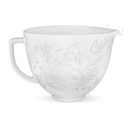 Kitchen Aid Ciotola planetaria (4,7L) ARTISAN 5KSM2CB5PWF Whisper floral 859711574920