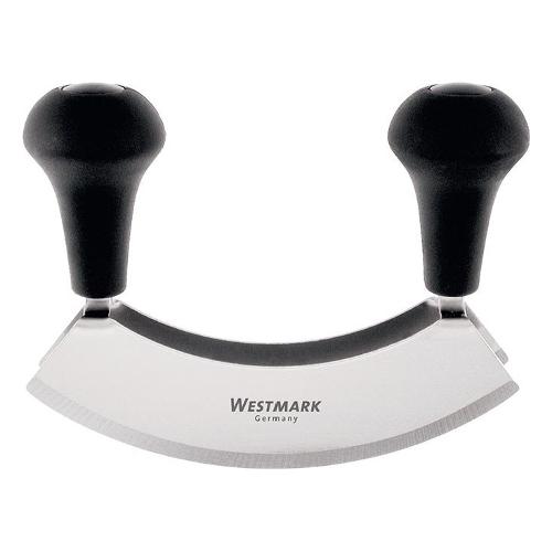 Piazza Mezzaluna Westmark lama(17cm) Inox Nero e Cromo
