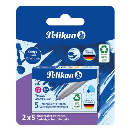 Pelikan Set cartucce sferografica Blu Royal Km5 946251 2 x 5 pz