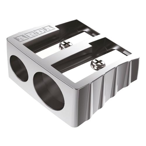Arda Temperamatite doppio foro Metal assortito M020
