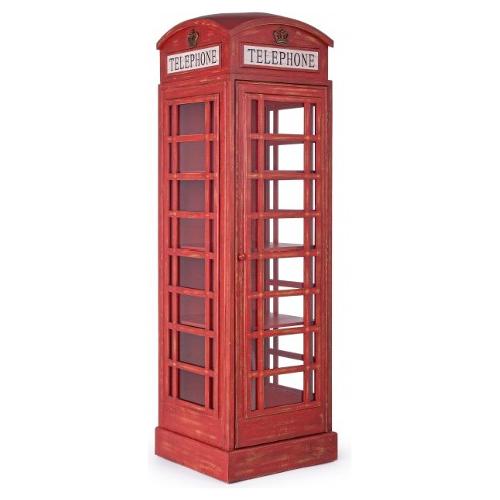Bizzotto CABIN Red Libreria Rosso (55 x 180 h cm) Mobile KIT