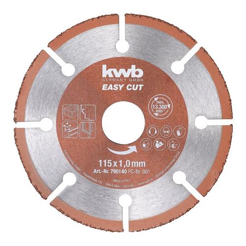 Kwb Disco taglio smerigliatrice EASY CUT multi materiale D. 115 mm 49790140