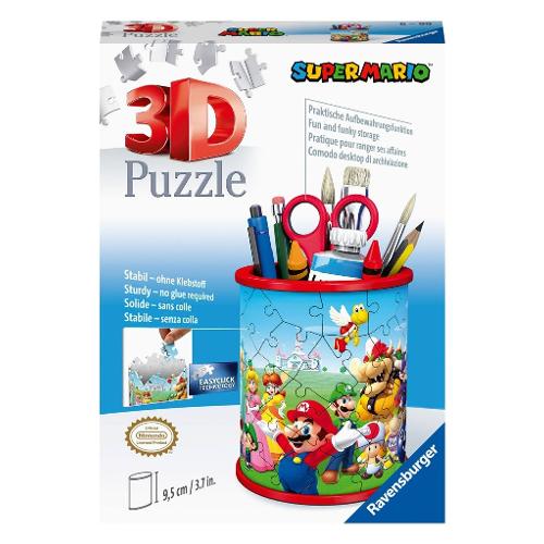 Ravensburger Puzzle 57 pz Portapenne Super Mario 6a+ 3D 11255