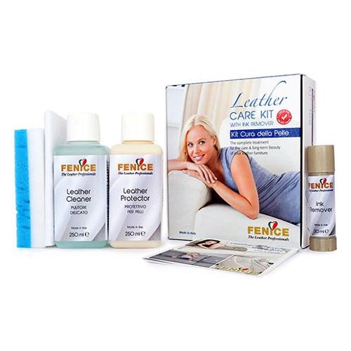 Fenice Kit pulizia pelle Con Ink Remover