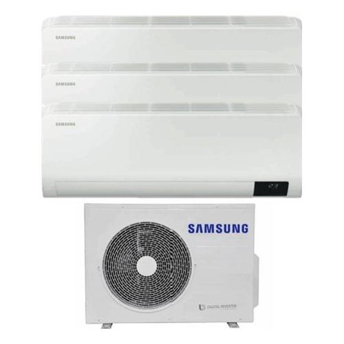 Samsung Condizionatore fisso trial 2,5 + 2,5 + 3,5 Kw LUZON Ar Bianco