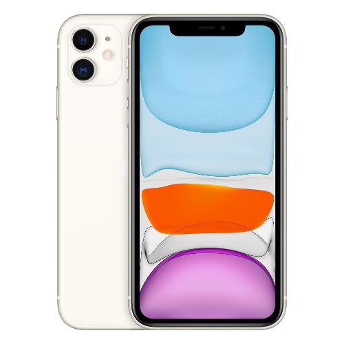 Apple Smartphone 6,1" IPHONE 11 4G Lte White ( 128GB Ram 3110mAh ) MHDJ3QL A
