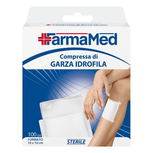 Farmamed Garza sterile (10x10 cm) 100 Compresse