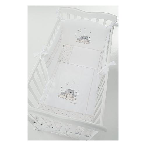 Foppapedretti Piumone lettino set 3 pz DOLCESTELLA Bianco 9900279140