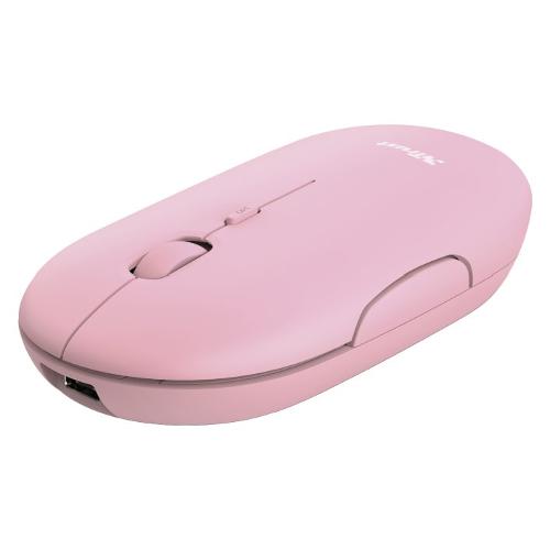 Trust Mouse Consumer PUCK Rechargeable Pink 24125