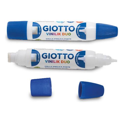 Fila Colla vinilica GIOTTO Vinilik Duo Stick Trasparente tubetto 35 gr 089800