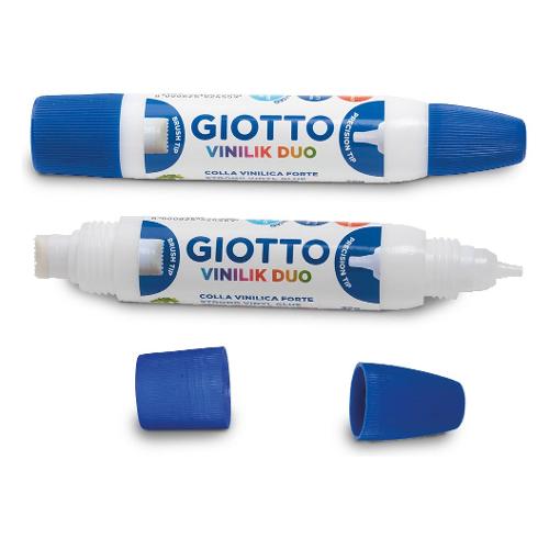 Colla vinilica GIOTTO Vinilik Duo Stick Trasparente tubetto 35 gr 089800