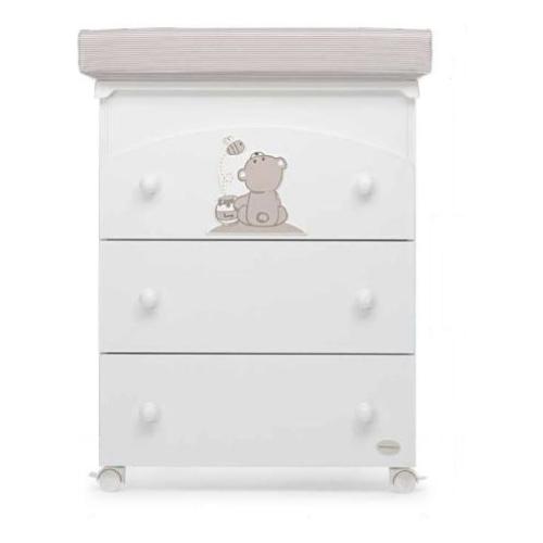 Foppapedretti Bagnetto fasciatoio 3 cassetti (69x47x89cm) GOLOSONE Bianco 9900073410