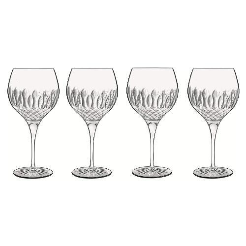 Bormioli Luigi Set calici Gin 4 pz Vetro (650ml) DIAMANTE Trasparente 12760 01