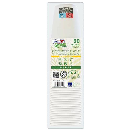 Dopla Bicchieri monouso Bianco 50pz 74203