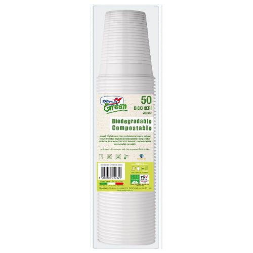 Dopla Bicchieri monouso Bianco 50pz 48002