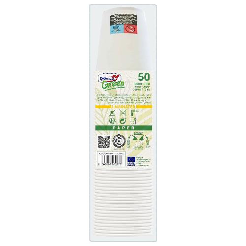 Dopla Bicchieri monouso Bianco 50pz 74205