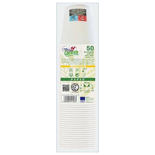 Dopla Bicchieri monouso Bianco 50pz 74201