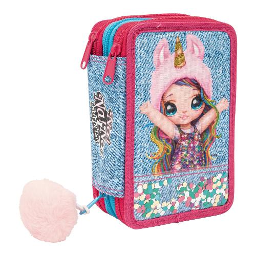 Giochi Preziosi Astuccio triplo completo 36 colori con penne e accessori NANANA Jeans e Rosa NA906000