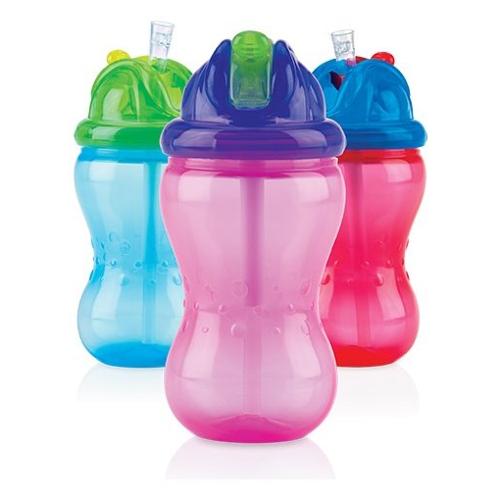 Nuby Borraccia con cannuccia FLIP IT (360ml) Assortito NV0404001