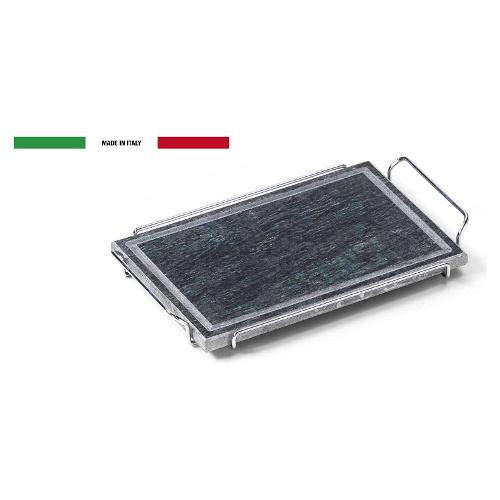 Ompagrill Piastra ollare Con Supporto Pieghevole (38x25 cm) DS25 38