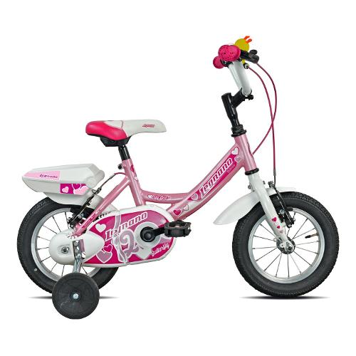 Legnano Bicicletta Mountain Bike 12" BUTTERFLY Fucsia e Bianco L691