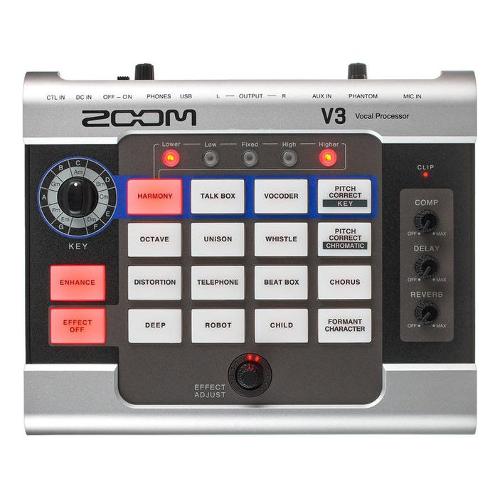 Zoom Multieffetto vocale V3 Silver e Black