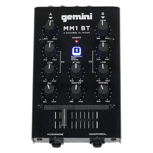 Gemini Mixer disc jockey DJ SERIES MM1 BT Black