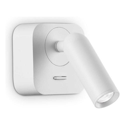 Ideal Lux Faretto spot BEAN ap square Bianco (6,5x11x8,5cm) 260648 1 luce - LED - Max 3,5W