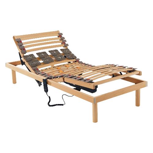 Living Design ELBA DELUXE Rete con movimento una piazza Faggio (80x190cm)