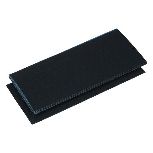 Nespoli Carta abrasiva Telata 12 fogli Nero (23x9,2 cm) grana fine N0D11MF001