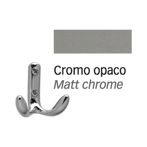 Mital Set appendini 2 pz Cromo opaco (5x3x5 cm) X4020CROP
