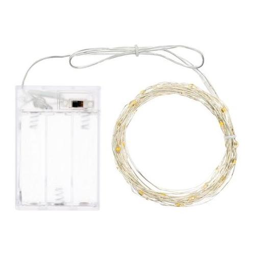 Lotti Filo (3,9+0,1mt) 40 luci Bianco Microled CHRISTMAS 65833