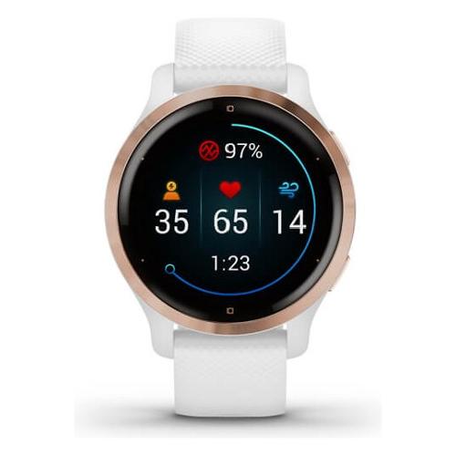Garmin Smartwatch ( AMOLED ) VENU 2S Rose gold e White 40 mm 010 02429 13