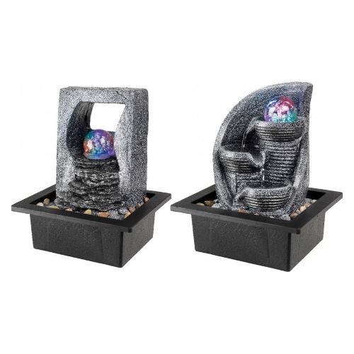 Kaemingk Fontanella Sfera con led (17x20,5x25,5cm) Assortito 892576