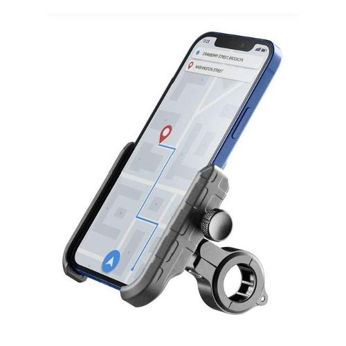 Cellular Line Supporto smartphone bici Rider Steel Black MOTOHOLDERALUK