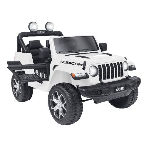 Globo Auto elettrica Jeep Rubicon 12V RC (126x80cm) ESPIDKO Bianco 39777