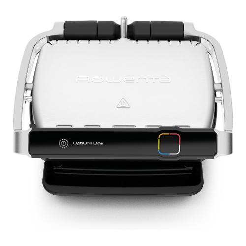 Rowenta Bistecchiera elettrica OPTIGRILL Elite Silver e Black GR750D21 2000W