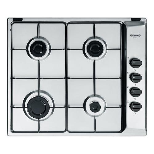 De Longhi Piano cottura gas 4 zone Yal 46 Asv Inox (60cm)